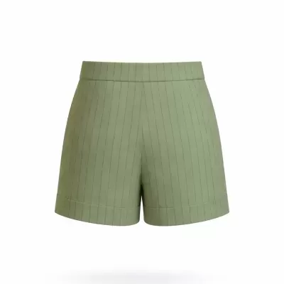 Calções de Alfaiataria às Riscas Sahoco