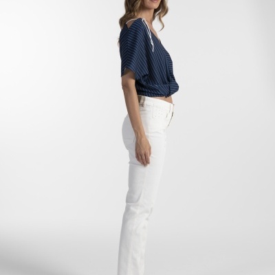 CALÇAS DE SARJA SLIM FIT ANA SOUSA