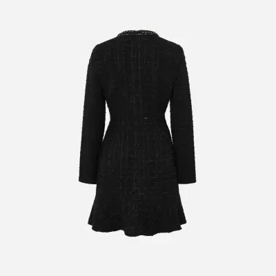 Vestido com pormenor de botões metálicos Scripta