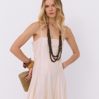Vestido midi Swallow