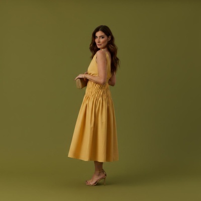 Vestido midi Swallow