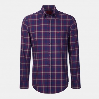 Camisa xadrez slim fit Lion of Porches