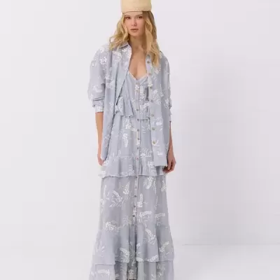 Camiseiro Stripe Blue Swallow