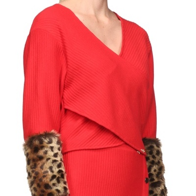 Camisola traçada em malha Sahoco