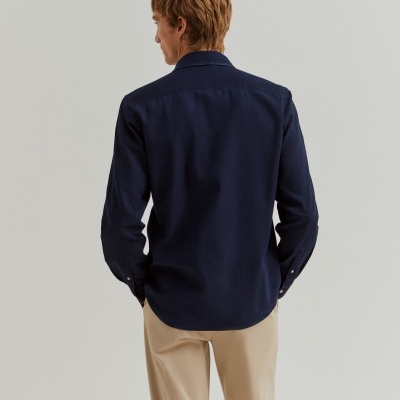 Camisa slim fit de algodão Lion of Porches