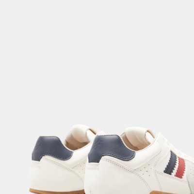 Sapatilhas em pele e camurça Lion of Porches