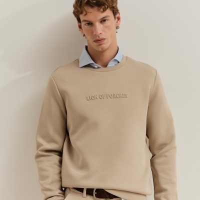 Sweatshirt com logotipo Lion of Porches