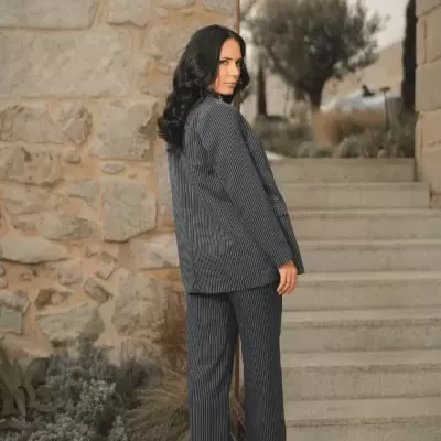 Conjunto fato 3 peças: Blazer + calças + colete Spaccio by Cristina