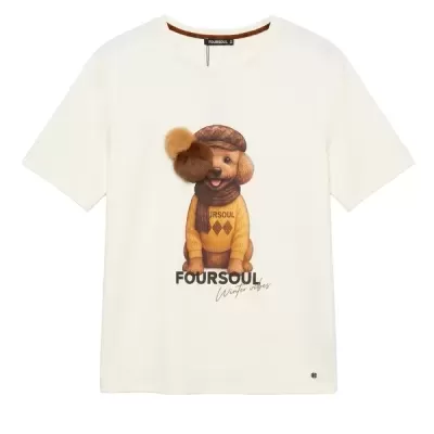 T-SHIRT LOOSE SPORTY COUNTRY FOURSOUL