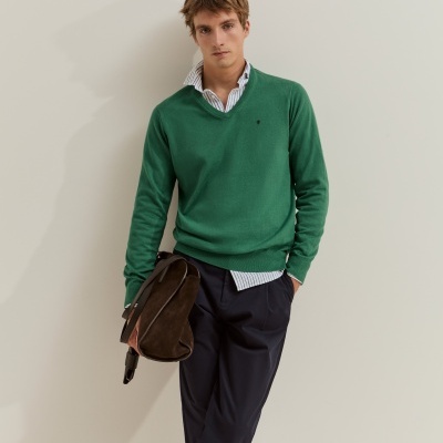 Pullover em algodão e caxemira Lion of Porches