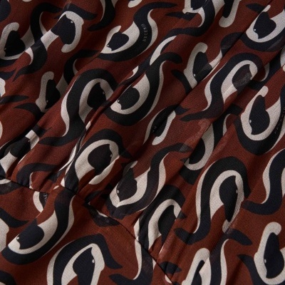 Vestido midi estampado Decenio