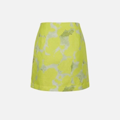 Saia curta estampada Scripta