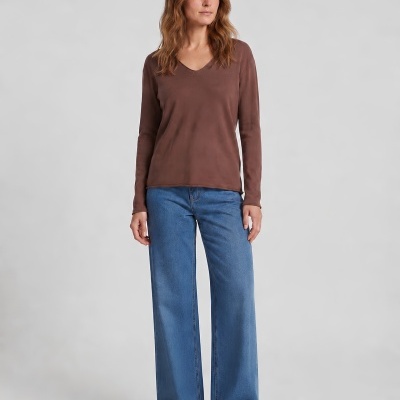 Calças de ganga wide leg SMF