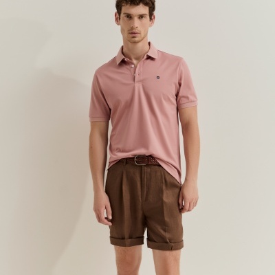 Polo de manga curta regular fit Lion of Porches