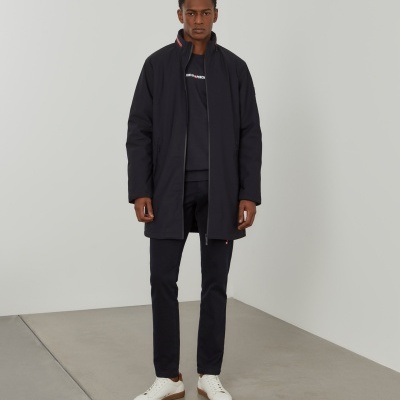 Parka acolchoada com capuz removível Lion Of Porches