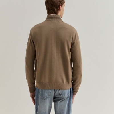 Casaco em malha de algodão Lion of Porches