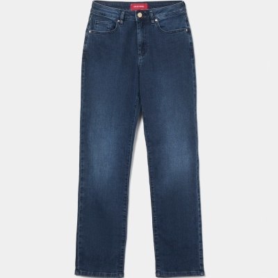 Calças denim de algodão Lion of Porches