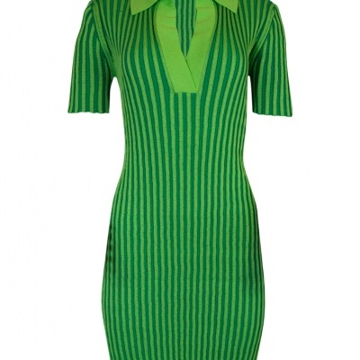 VESTIDO MALHA CANELADA SAHOCO