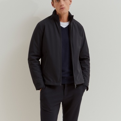 Blusão acolchoado com capuz embutido Lion of Porches