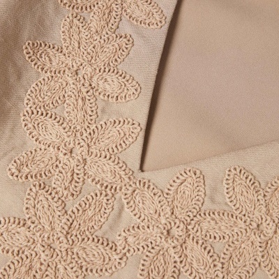 Vestido curto de manga cava Lion of Porches