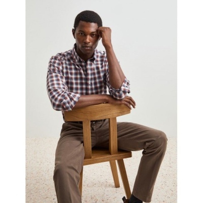 Camisa regular fit ao xadrez Decenio