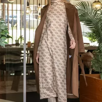 VESTIDO MALHA GOLA ALTA FOURSOUL