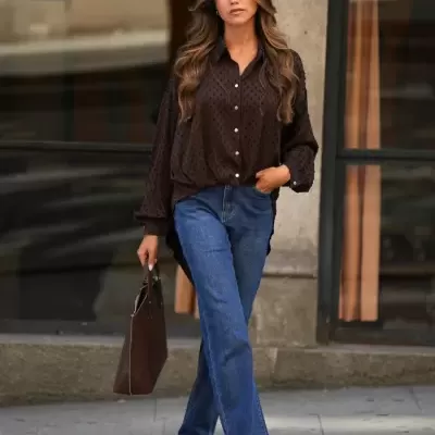 Blusa com detalhes relevo Spaccio