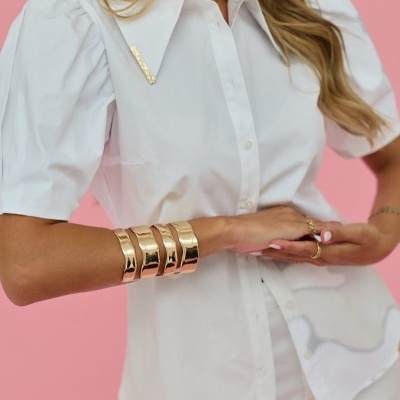 Blusa com detalhe metálico Scripta