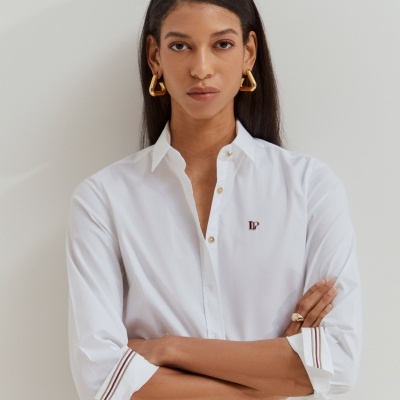 Camisa clássica de algodão Lion of Porches