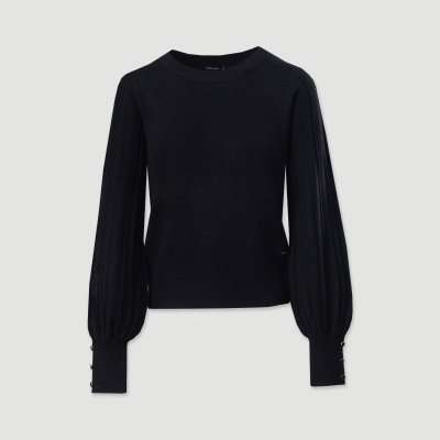 Camisola de malha com mangas abalonadas Ferrache