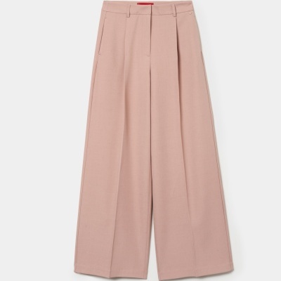 Calças pantalona vincadas Lion of Porches