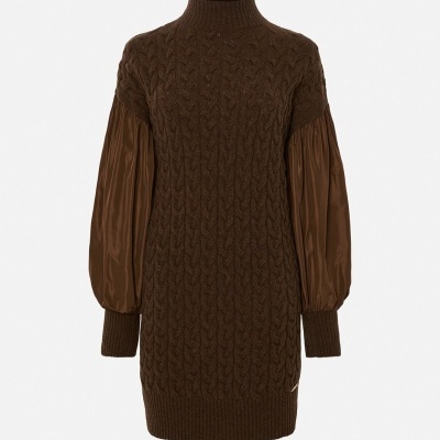 Vestido com efeito entrelaçado Scripta