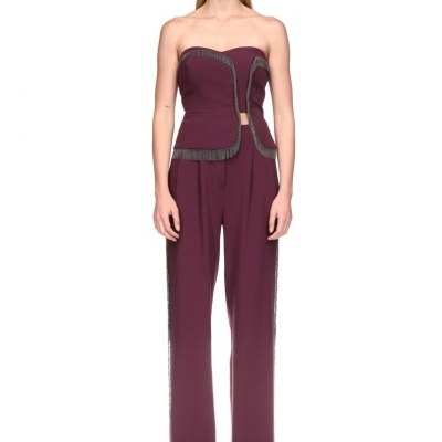 Calças largas com pregas Sahoco