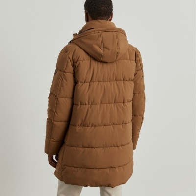 Parka acolchoada com capuz Lion of Porches