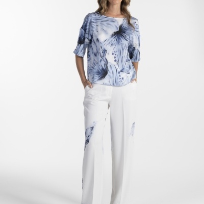 TÚNICA ESTAMPADO FLORAL ANA SOUSA