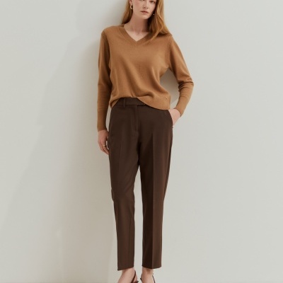 Calças chino clássicas vincadas Lion of Porches