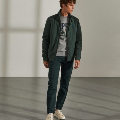 Blusão acolchoado com capuz Lion of Porches