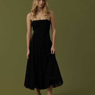 Vestido midi Swallow