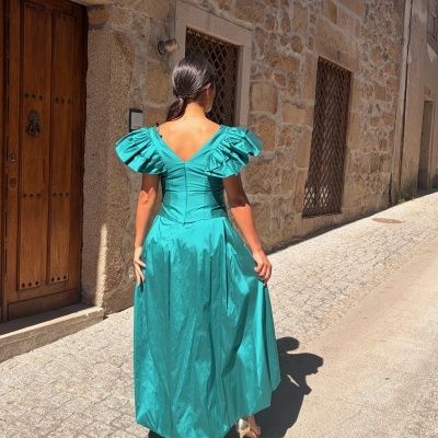 Conjunto de Saia Midi com Top Moncho Heredia