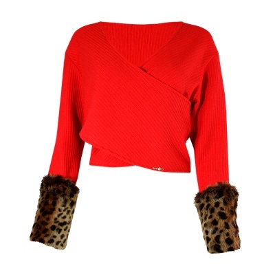 Camisola traçada em malha Sahoco