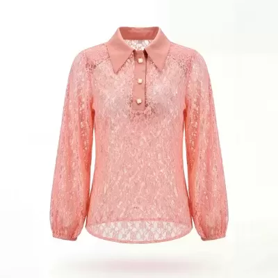 Blusa Romântica Renda Sahoco