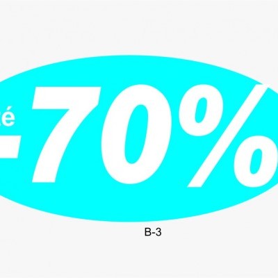 Vinyl Recortado  Balão de Desconto dim 58x28 cm