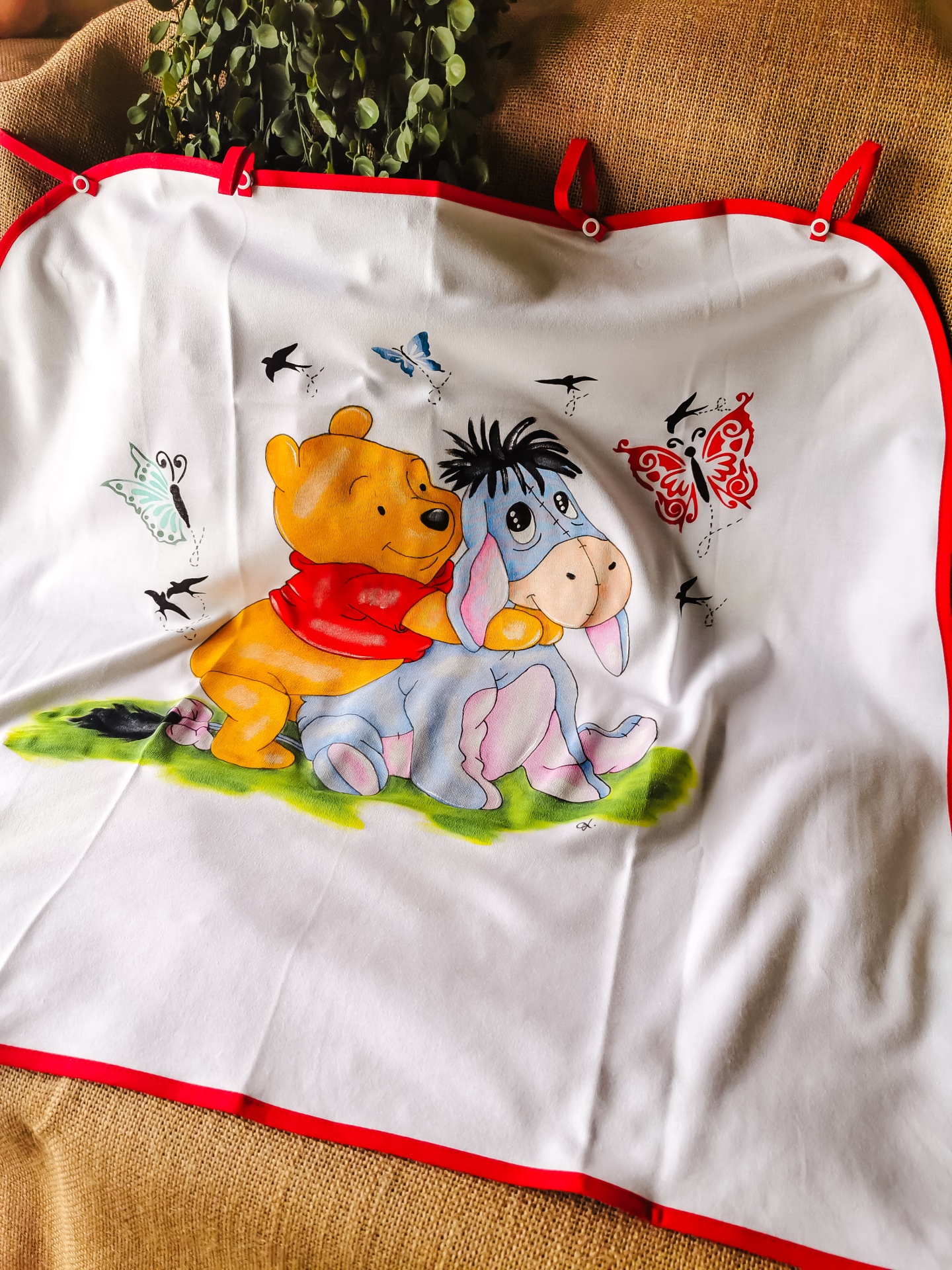Fralda Tapa Ovo "Pooh e Igor"