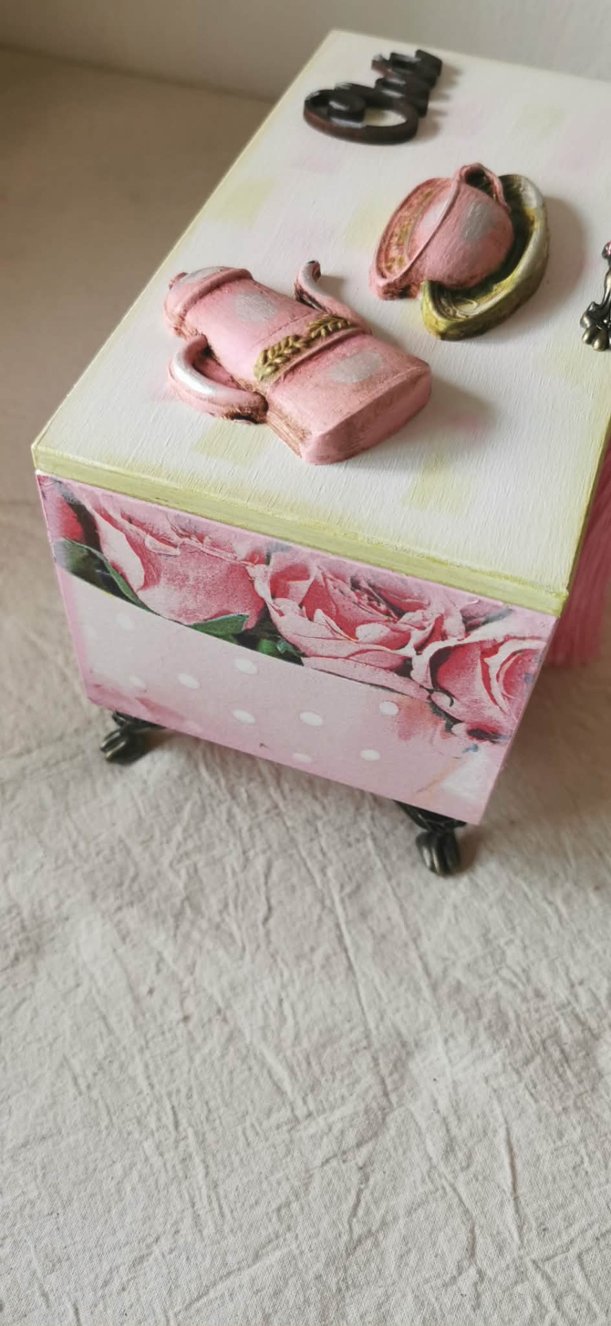 Caixa de Chá "Rosas"