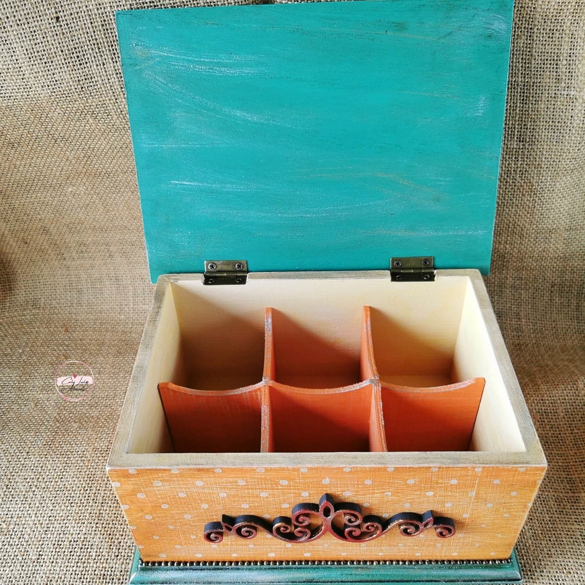 Caixa de Chá "Tribal"