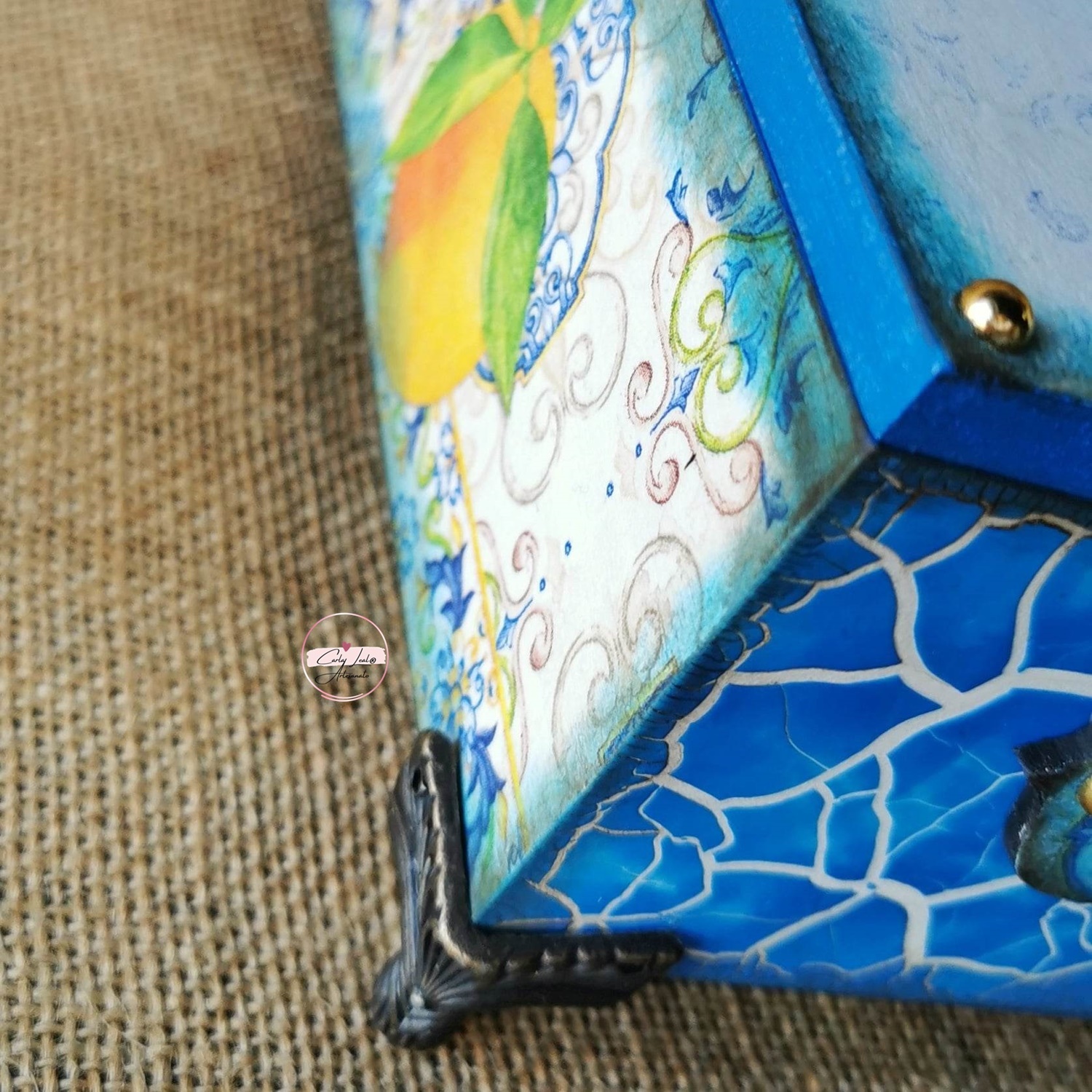 Conjunto Caixa de Café e Caixa de Guardanapos