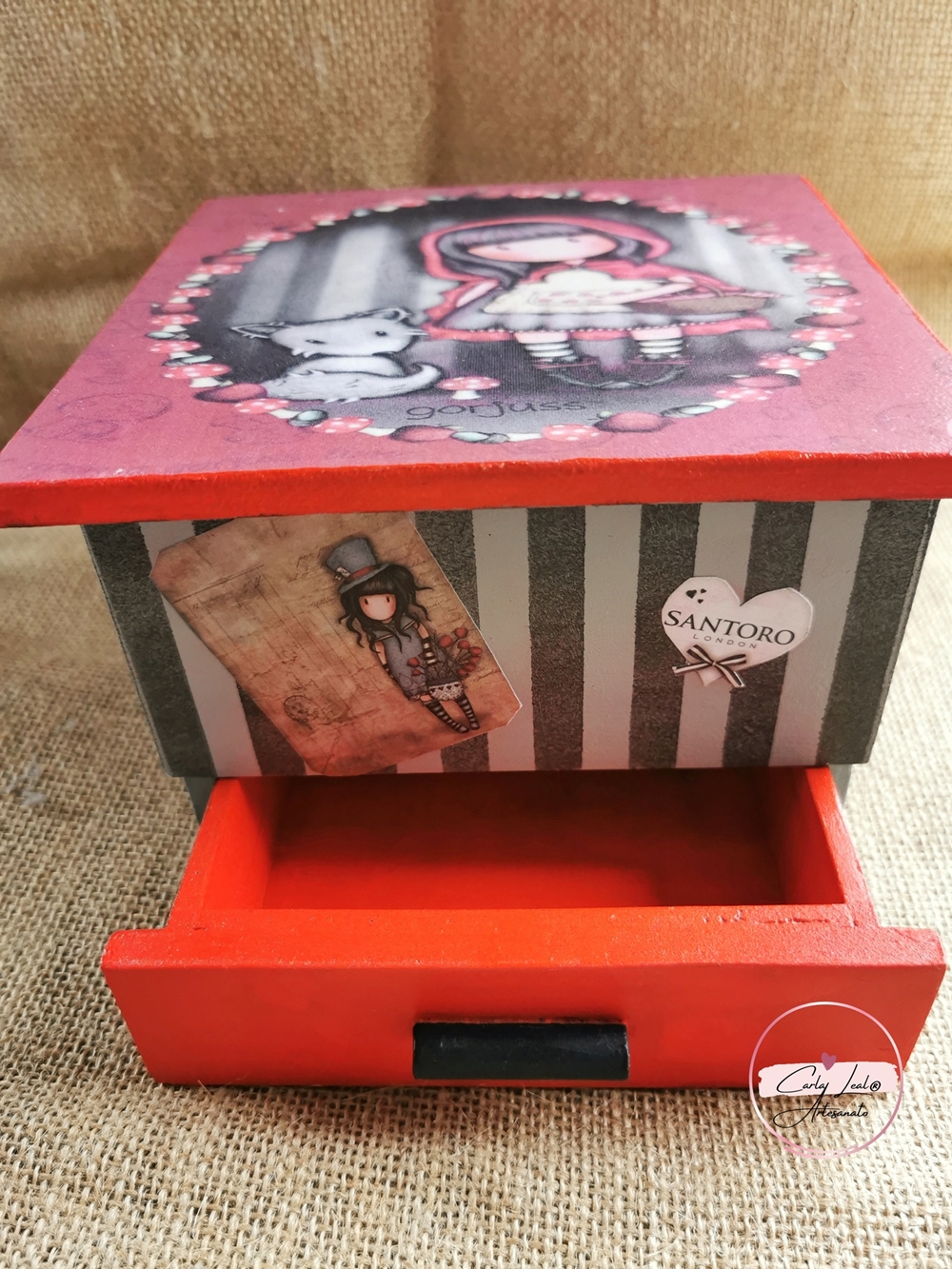 Caixa "Menina Gorjuss"