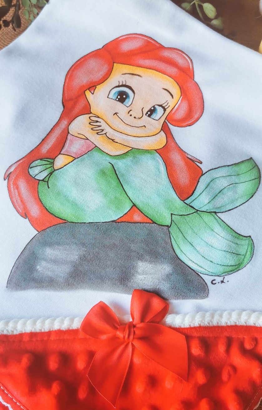 Fralda Passeio "Pequena Sereia"