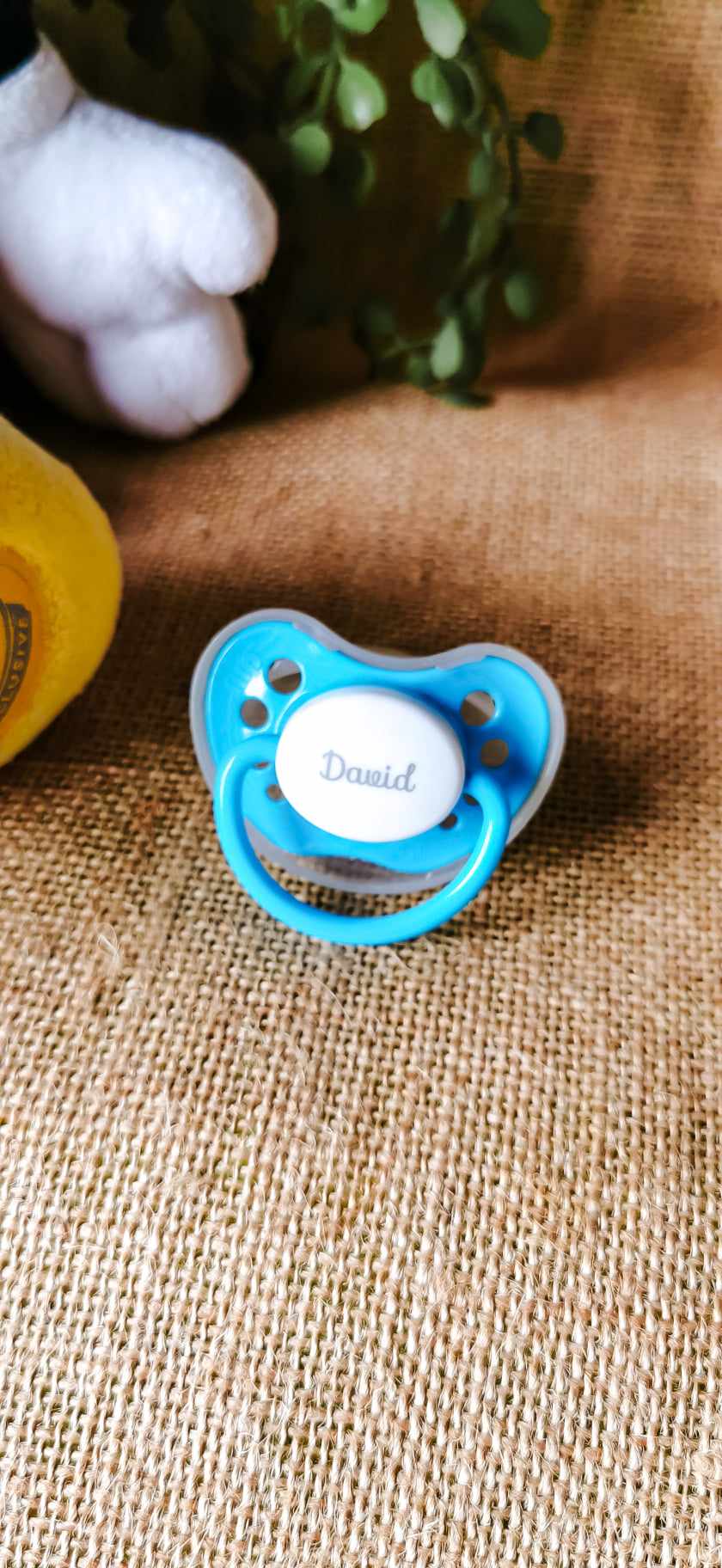 Chupeta "Laura" e "David"