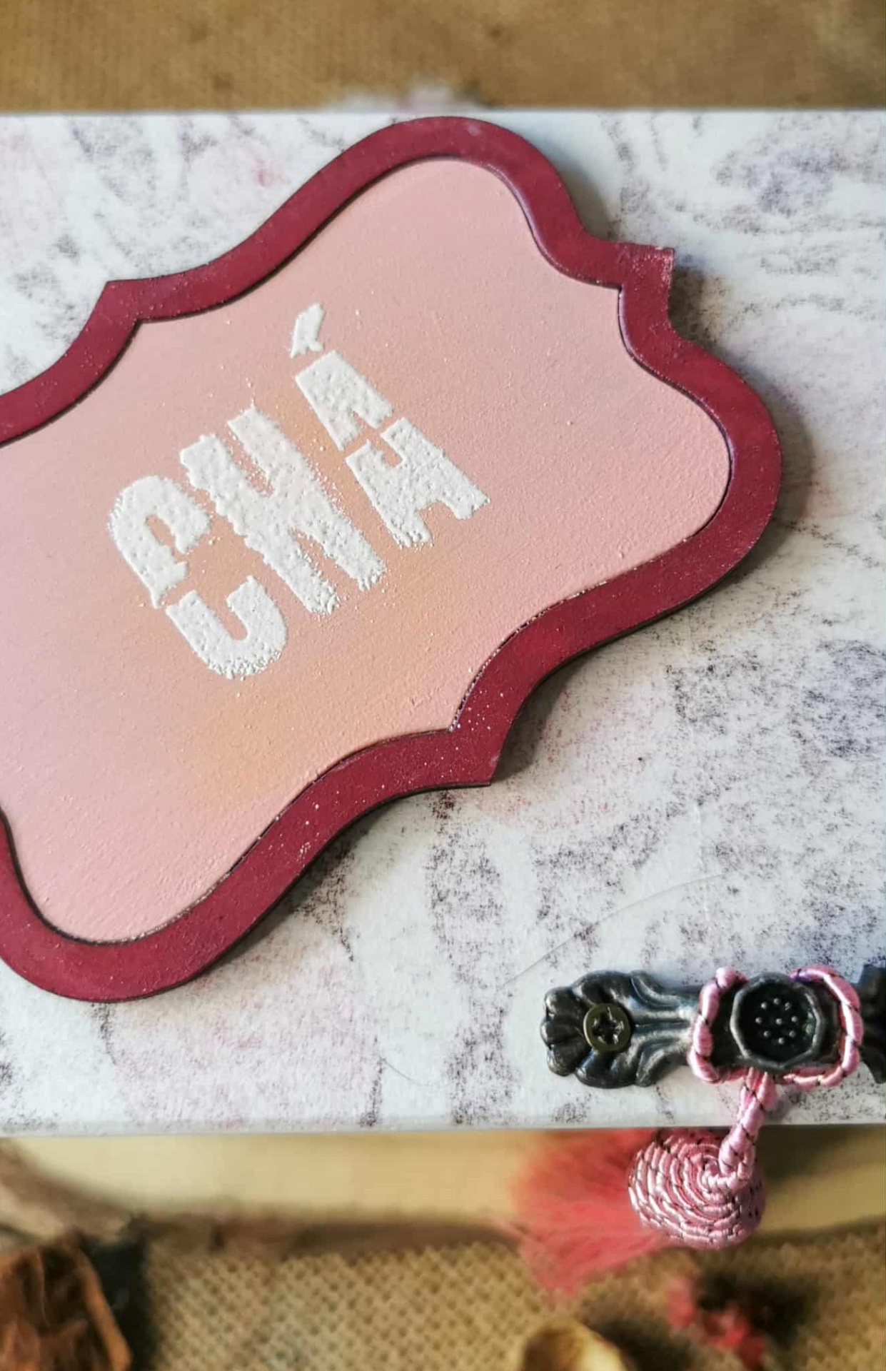 Caixa de Chá "Rosa"